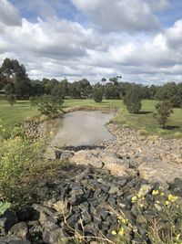 Scenic view of landscape against sky