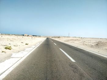Beach road by the red sea