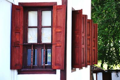 Close-up of closed door