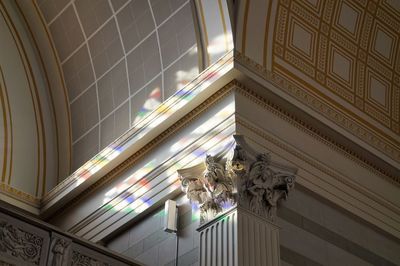 Low angle view of ceiling in church