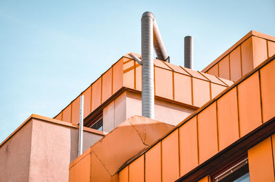 Low angle view of building against sky