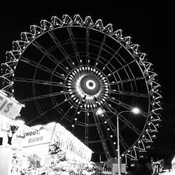 Low angle view of ferris wheel
