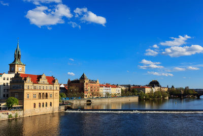 Prague stare mesto embankment view from charles bridge