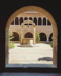 Low angle view of historical building