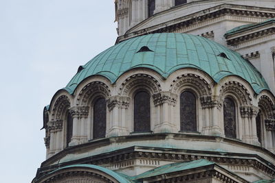 Low angle view of building against sky