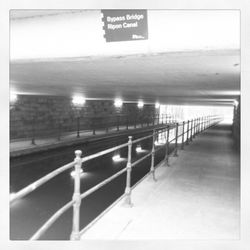 Elevated view of empty road