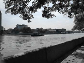 View of city at waterfront