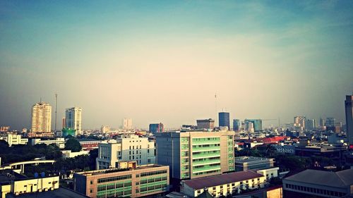 Skyscrapers in city