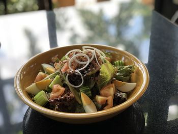 Close-up of food in bowl