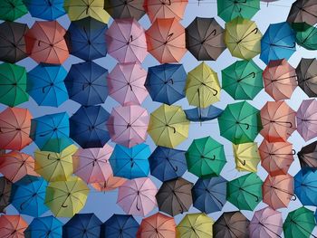 Full frame shot of colorful objects