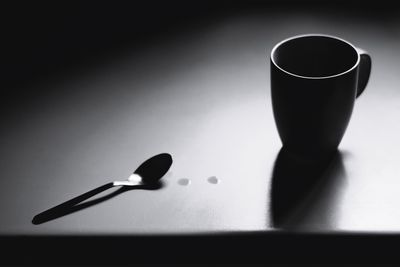Close-up of drink over white background