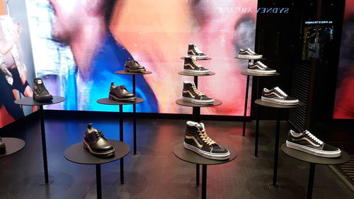 Candles on display at store