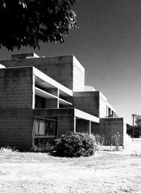 Building with trees in background