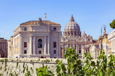 View of historic building against sky in rome, italy