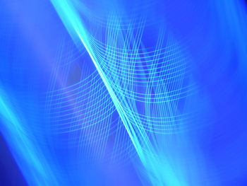 Abstract image of light painting on blue background