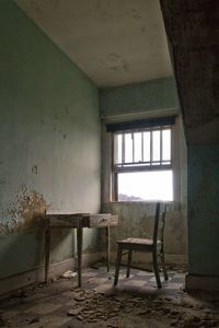 Interior of abandoned room