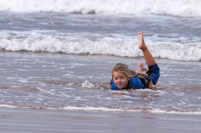 People enjoying at beach