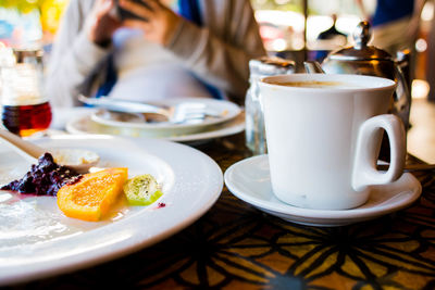 Close-up of drink on table