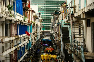 View of buildings in city