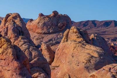 Scenic view of rocky mountains against sky