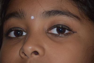 Close-up portrait of cute baby