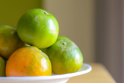 Close-up of fruits in bowl