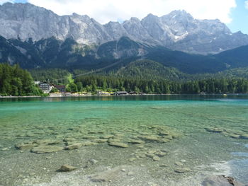 Scenic view of swimming pool