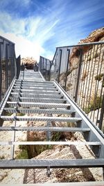 Low angle view of staircase