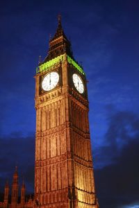 Low angle view of big ben