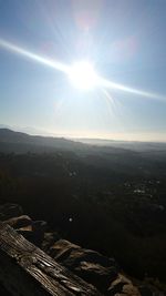 Aerial view of landscape