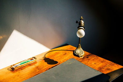 Old-fashioned desk lamp