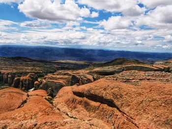 Scenic view of landscape against sky