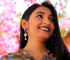 Portrait of a smiling young woman