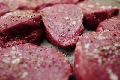 Close up of red flower
