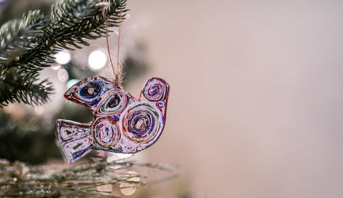 Close-up of christmas decoration