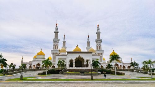 View of cathedral against cloudy sky