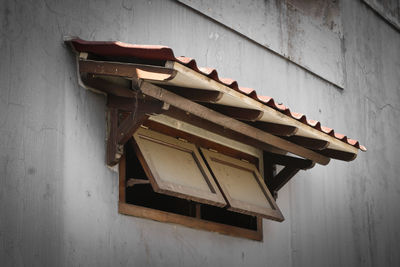 Low angle view of old building