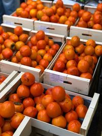 Fruits for sale at market stall