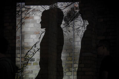View of the dark