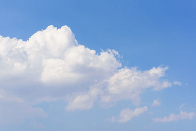 Low angle view of clouds in sky