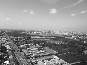 Aerial view of cityscape