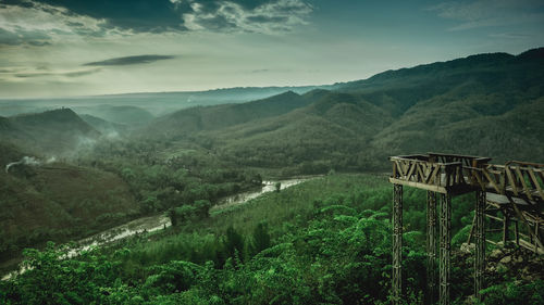 Scenic view of landscape against sky