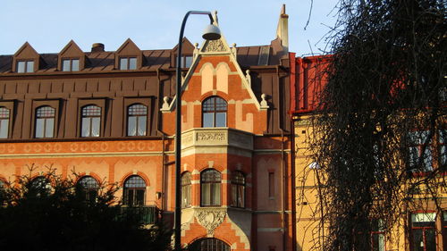 Low angle view of building against sky