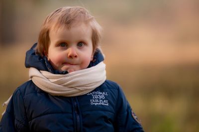 Portrait of cute boy