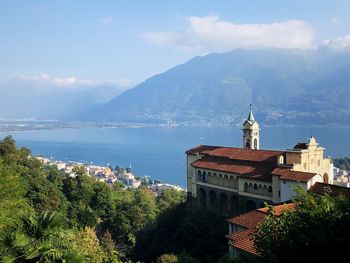 Locarno lake, switzerland