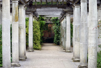 Corridor of old building