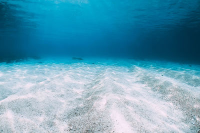 High angle view of sea