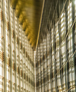 Low angle view of modern ceiling in building