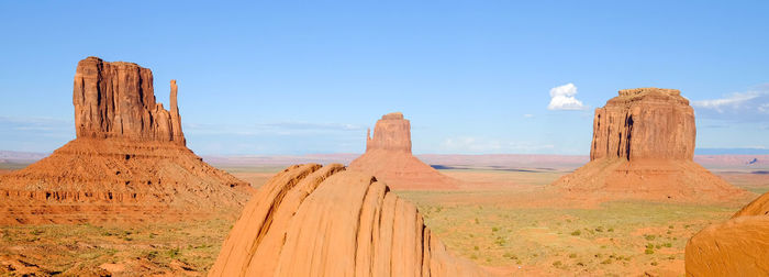 Panoramic view of desert