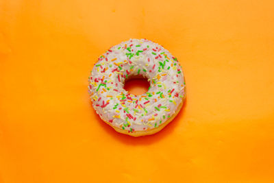 Close-up of multi colored cake